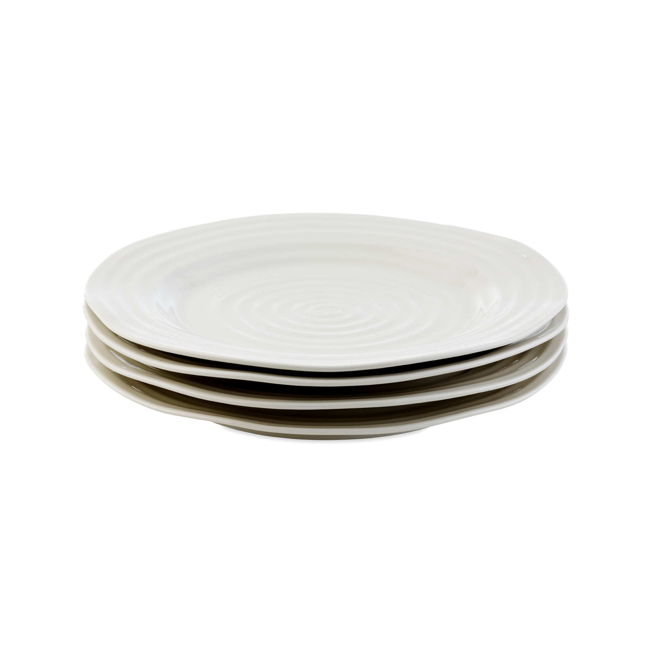 Portmeirion Sophie Conran White Set of 4 Dinner Plates image number null